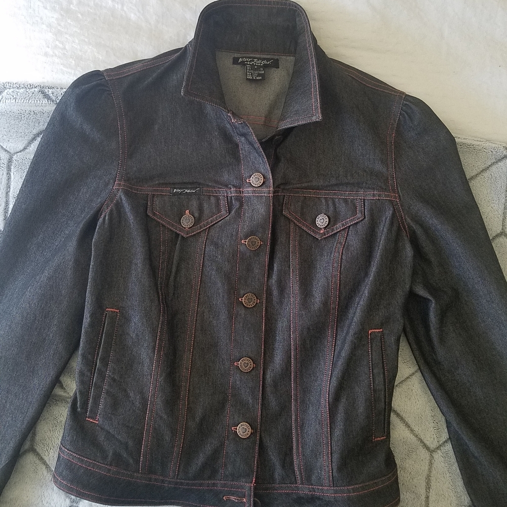 Betsy Johnson denim jacket
